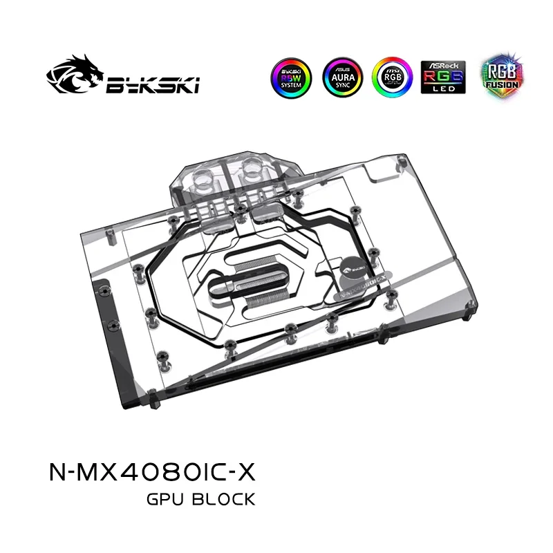 Bloque de GPU Bykski para la t - Rtx 4080 Water Cooling Block reseña y precio